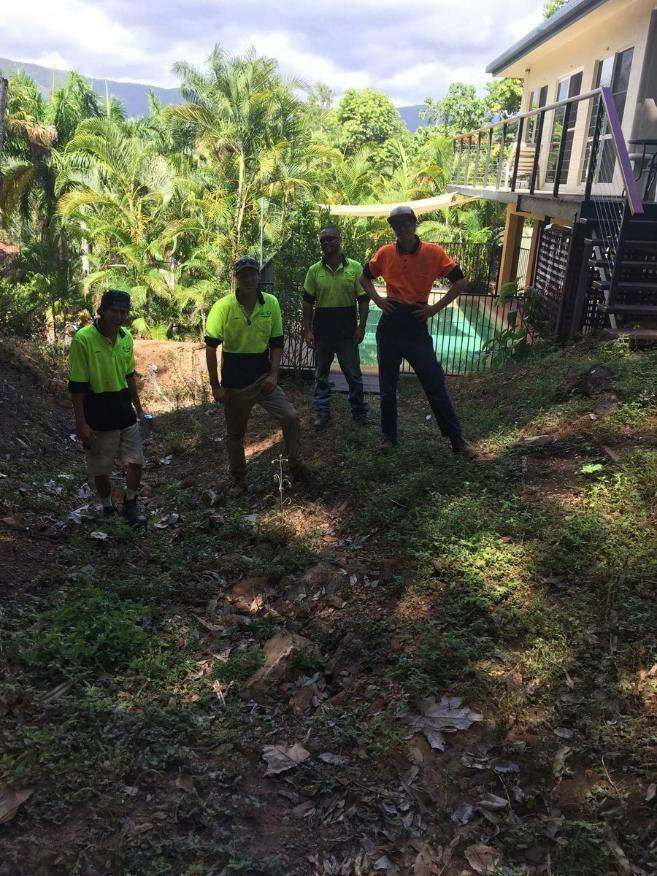 The AVM crew on site